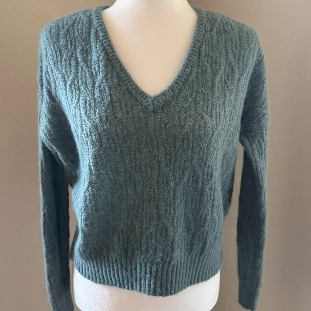 Teal Mawdell Alpaca Blend Sweater